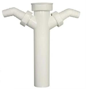 PROLUNGA PVC 1''1/2 DOPPIO SCARICO LAV