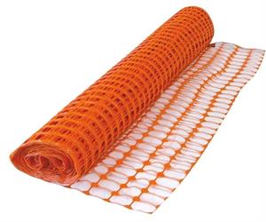 RETE CANTIERE ARANCIONE 120X50