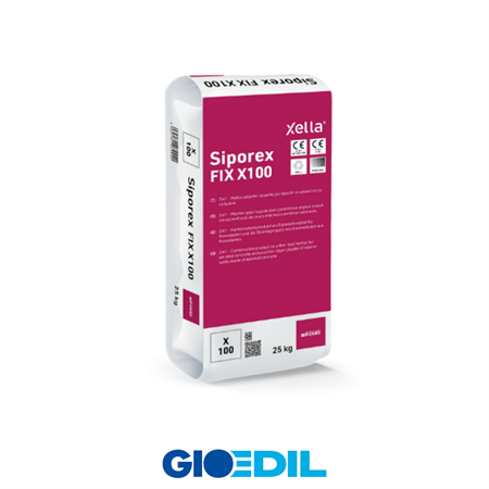 RASANTE COLLANTE SIPOREX FIX X100 KG 25