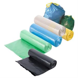 SACCHI PATTUMIERA CON MANIGLIA 55X65 PZ.15