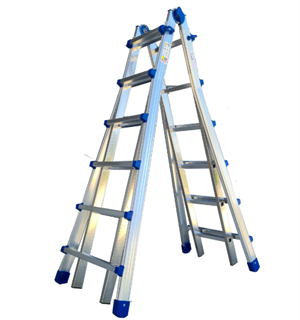 SCALA TELESCOPICA ALLUMINIO 4+4