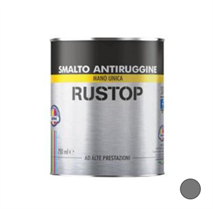 RUSTOP SMALTO ANTIRUGGINE GRIGIO SCURO LT 0.75