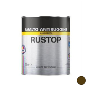 RUSTOP SMALTO ANTIRUGGINE MARRONE SCURO LT 0.75
