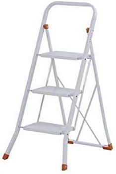 SGABELLO 3 GRADINI BIANCO