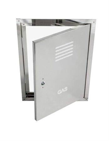 SPORTELLO GAS ZINCATO 45X30