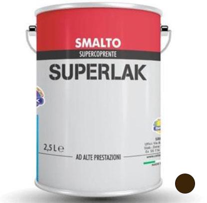 SUPERLAK ZINCO PLUS MARRONE SCURO SATINATO LT 0.75