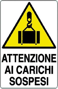 CARTELLO ATTENZIONE AI CARICHI SOSPESI 4