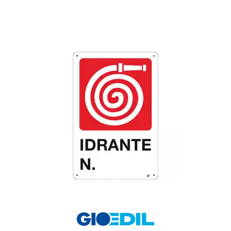CARTELLO IDRANTE 30X20