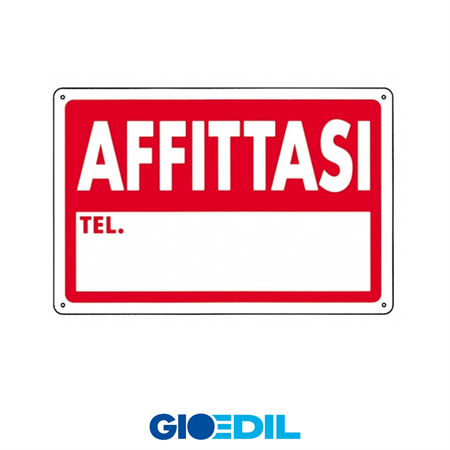 CARTELLO AFFITTASI 30X20