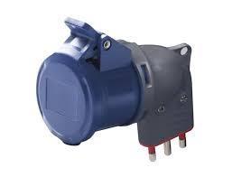 ADATTATORE CEE 2P+T16A BLU 1869