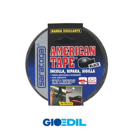 NASTRO AMERICAN TAPE NERO