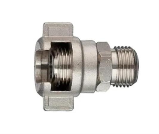 RACCORDO COMPR.C/DADO FRESATO 3/8M