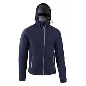 GIUBBINO SOFTSHELL GENESIS XL BLU/GRIGIO