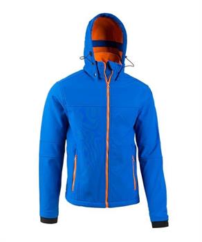 GIUBBINO SOFTSHELL GENESIS ROYAL/ARANCIO M