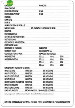 CARTELLO CONCESSIONE EDILE+NORME 43X68