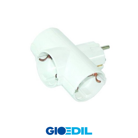 ADATTATORE TRIPLO C/SCHUKO